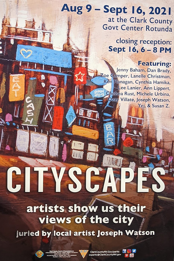 Cityscapes exhibition at Rotunda Gallery City Hall.